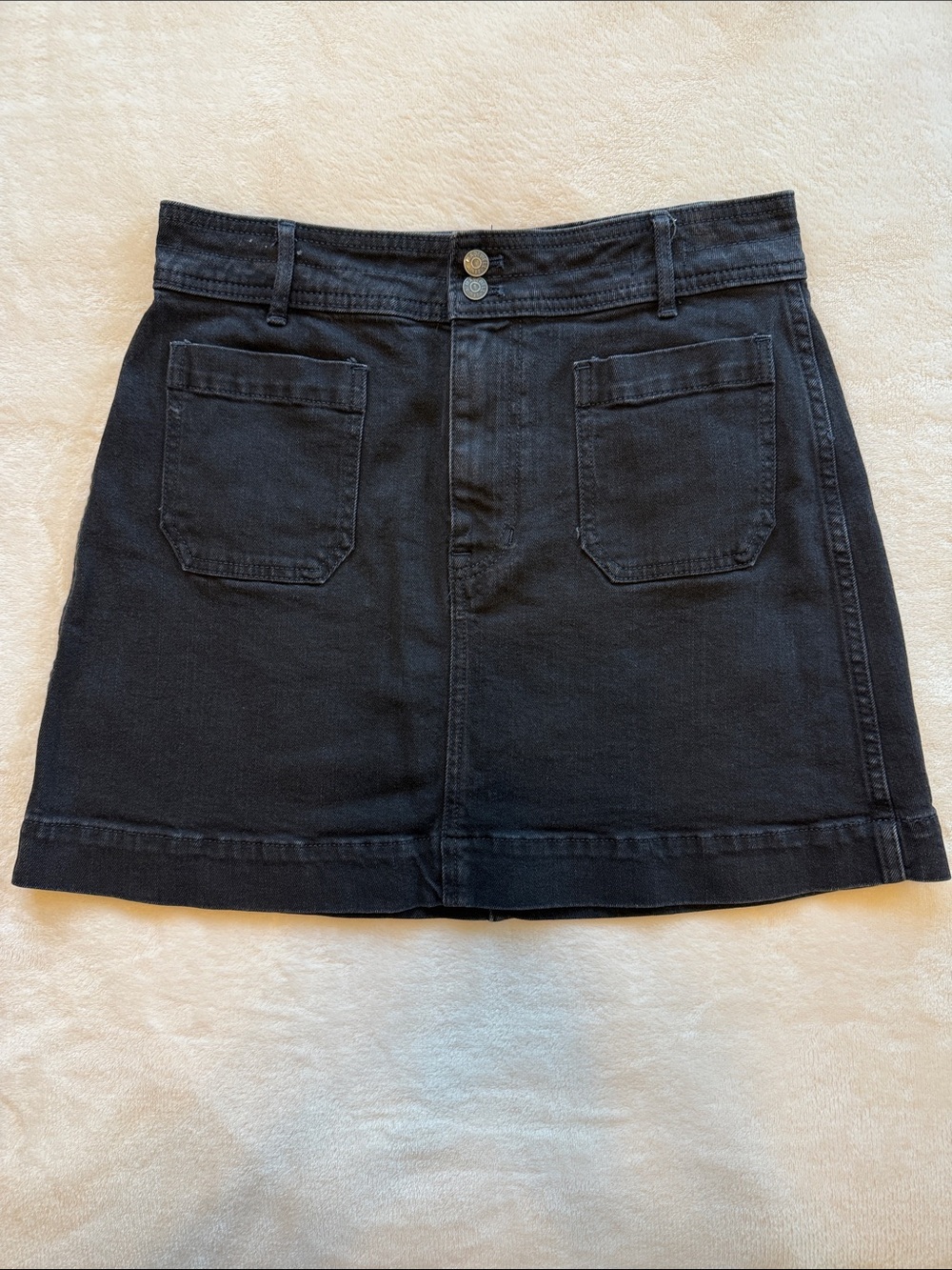 Madewell Stretch Denim A-Line Skirt